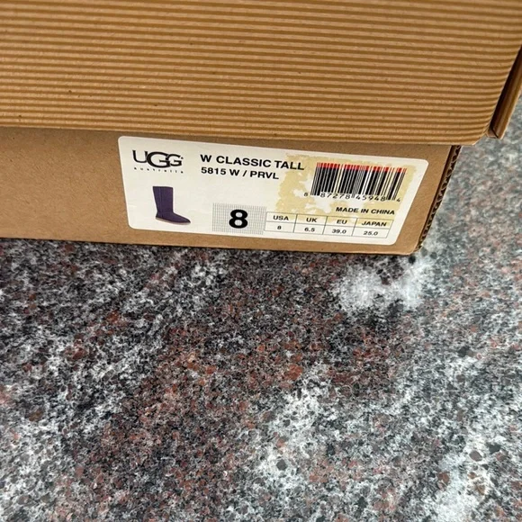 UGG Dark Purple Suede Boots - Picture 4 of 4